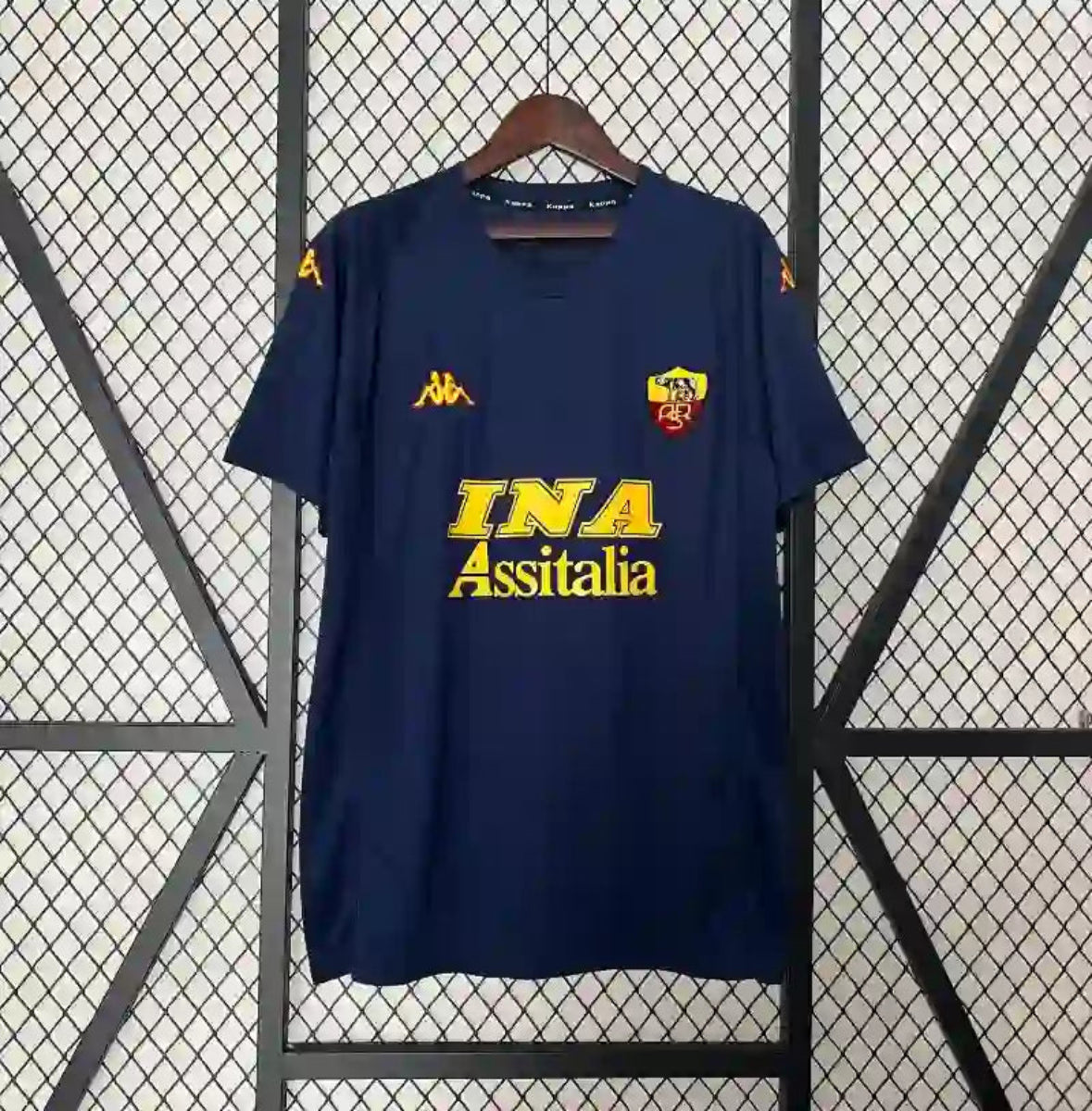 Camiseta Clásica AC Roma Visitante (3ª) 2001-02
