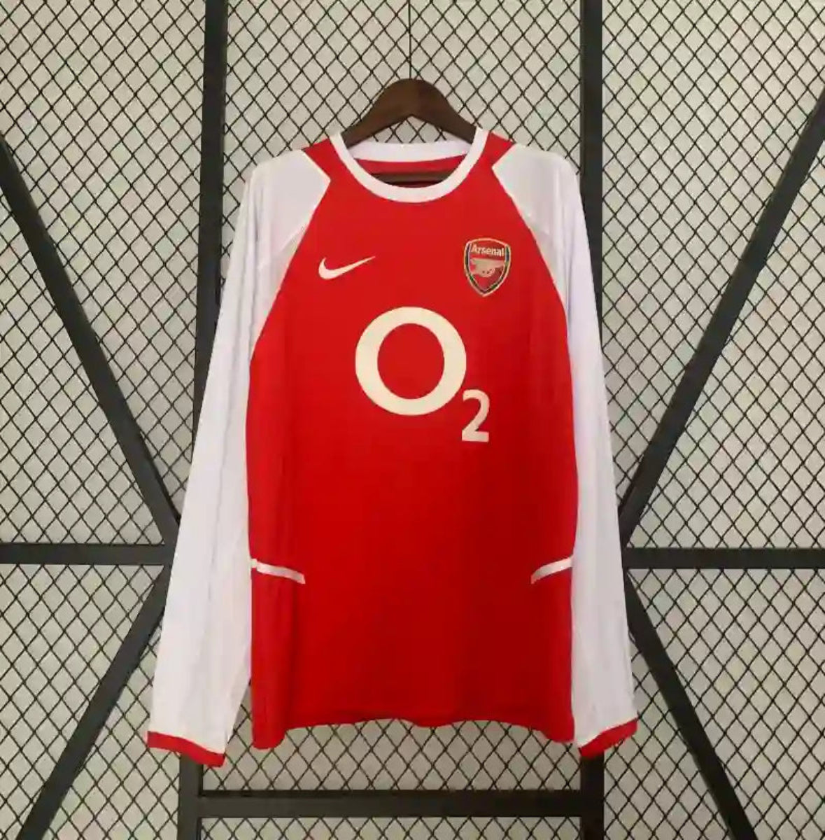 Camiseta Clásica Arsenal FC Manga Larga 2002-04