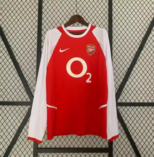 Camiseta Clásica Arsenal FC Manga Larga 2002-04