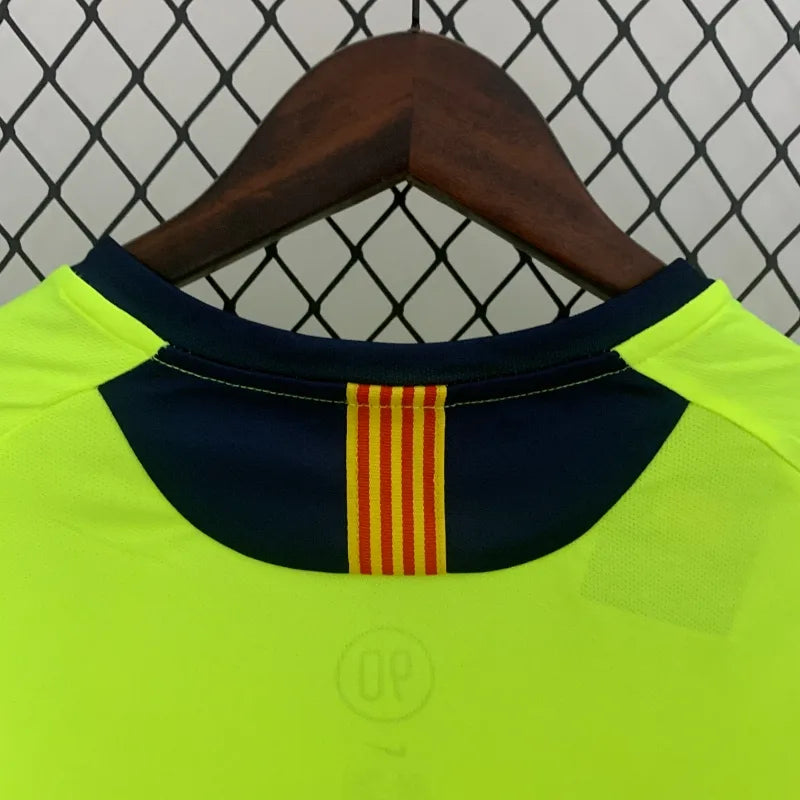Camiseta Clásica FC Barcelona Visitante Manga Larga 2005-06