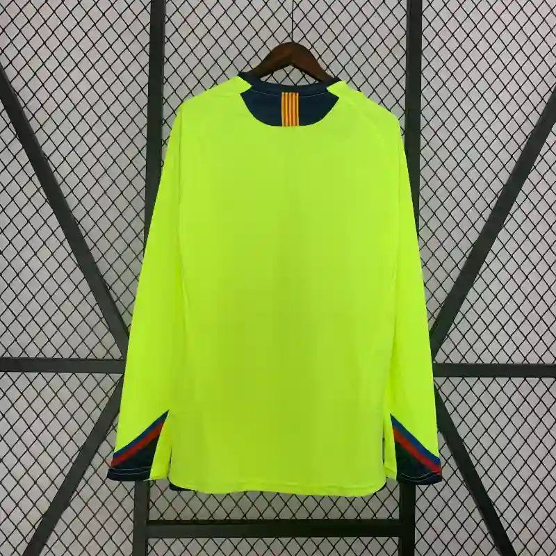 Camiseta Clásica FC Barcelona Visitante Manga Larga 2005-06