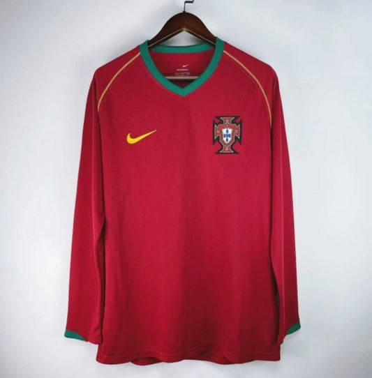 Camiseta Clásica Portugal Manga Larga 2006
