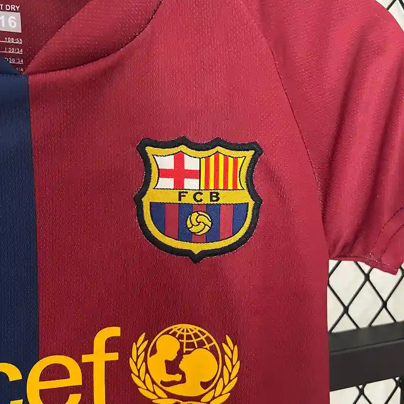Equipación Infantil Clásica FC Barcelona 2008-09