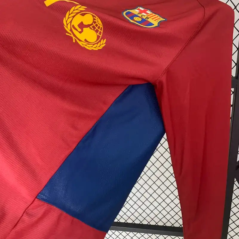 Camiseta Clásica FC Barcelona Manga Larga Champions League 2008-09