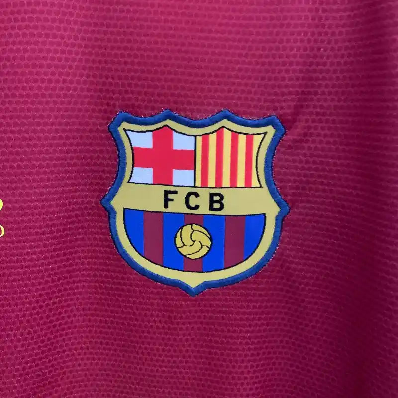 Camiseta Clásica FC Barcelona Manga Larga Champions League 2008-09