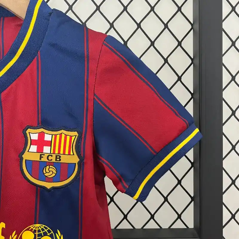 Equipación Infantil Clásica FC Barcelona 2009-10
