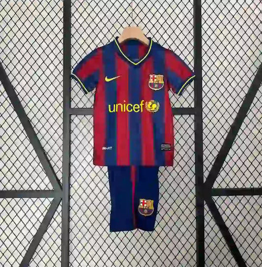 Equipación Infantil Clásica FC Barcelona 2009-10