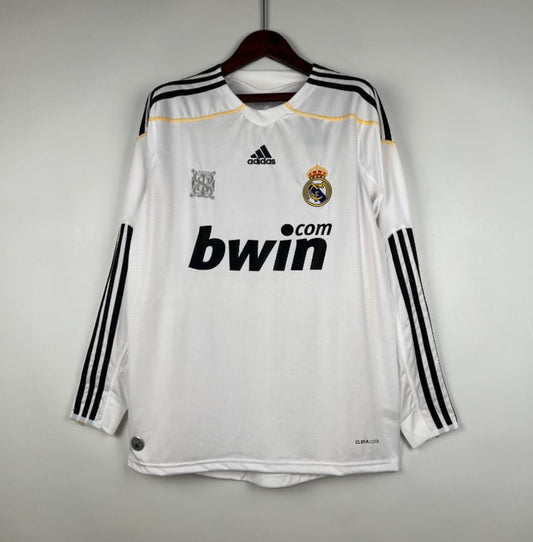 Camiseta Clásica Real Madrid Manga Larga 2009-10