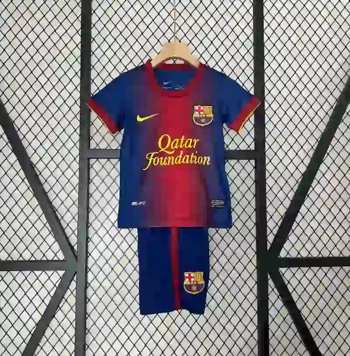 Equipación Infantil Clásica FC Barcelona 2012-13