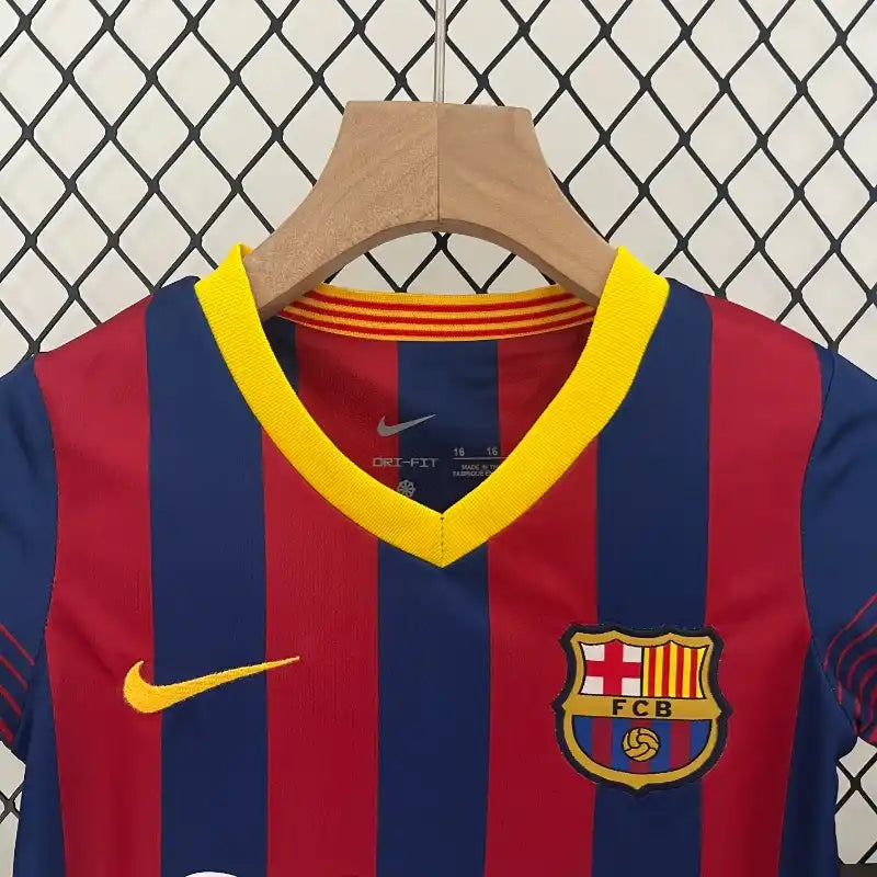 Equipación Infantil Clásica FC Barcelona 2013-14