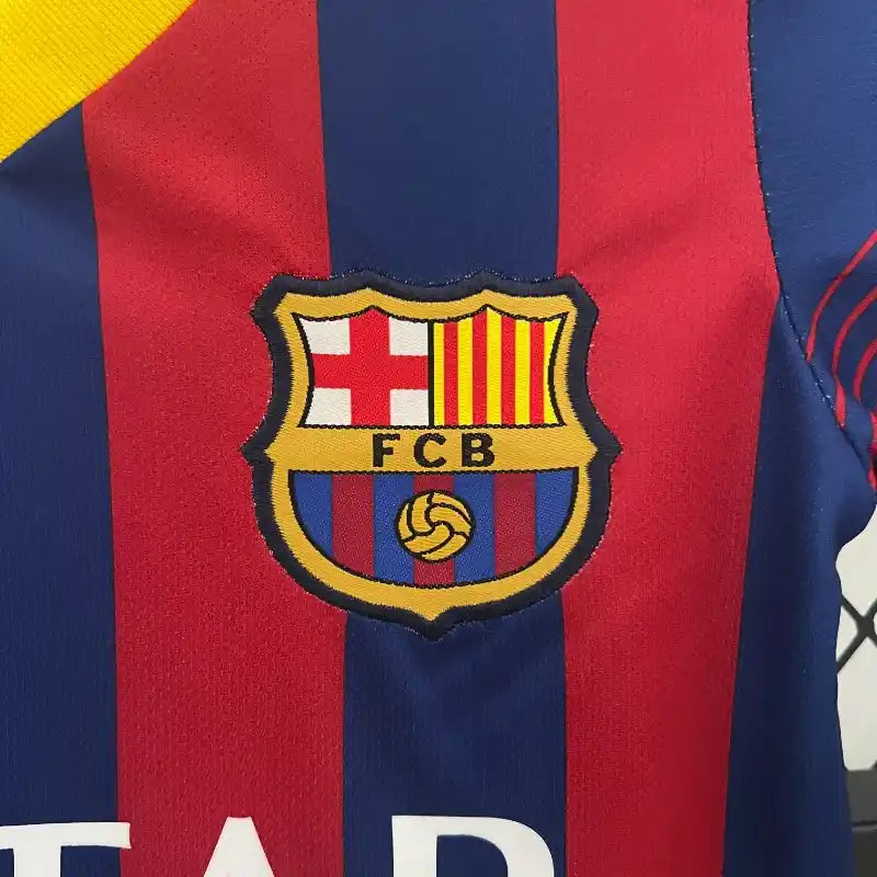 Equipación Infantil Clásica FC Barcelona 2013-14