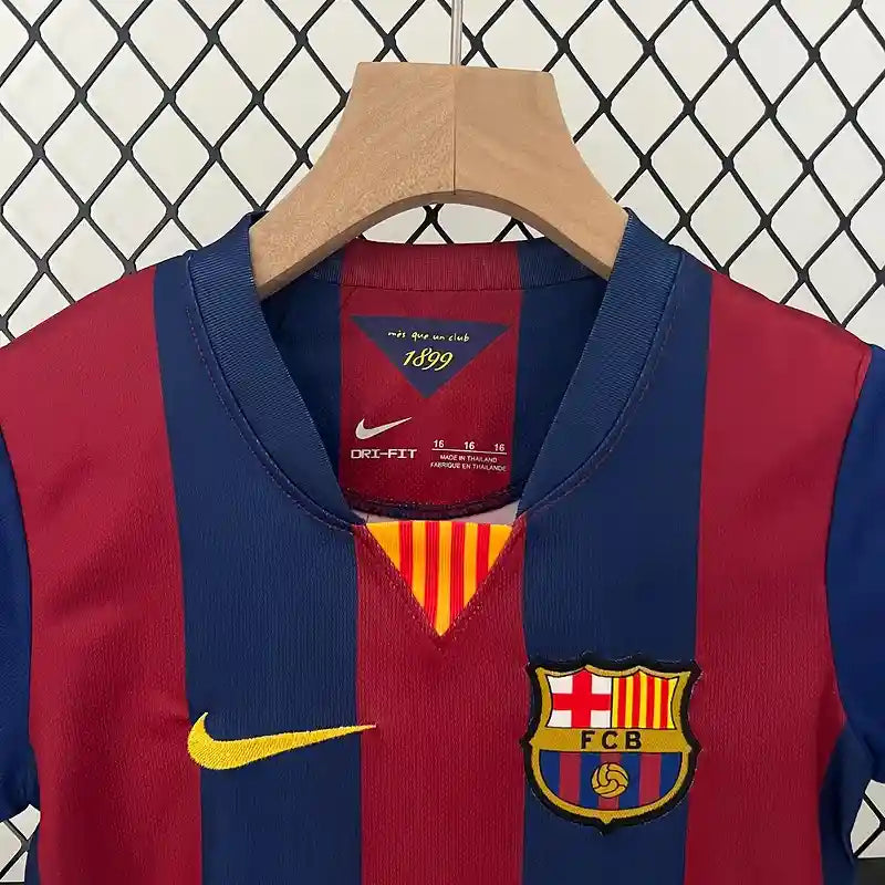 Equipación Infantil Clásica FC Barcelona 2014-15