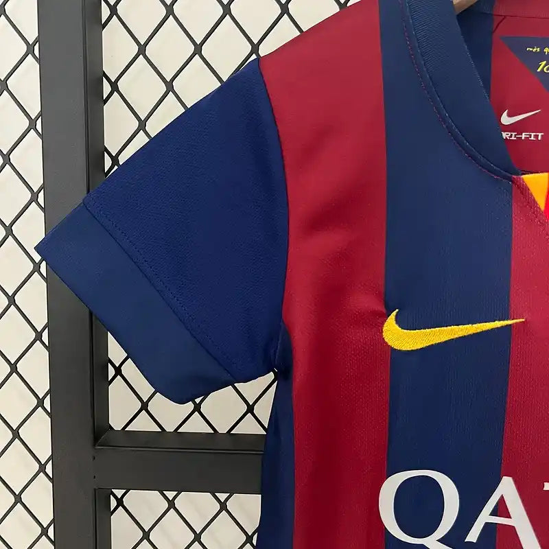 Equipación Infantil Clásica FC Barcelona 2014-15