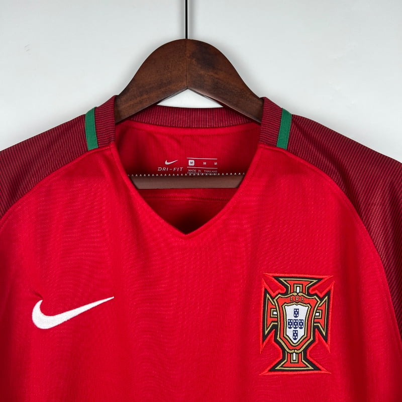 Camiseta Clásica Portugal Manga Larga 2016-17