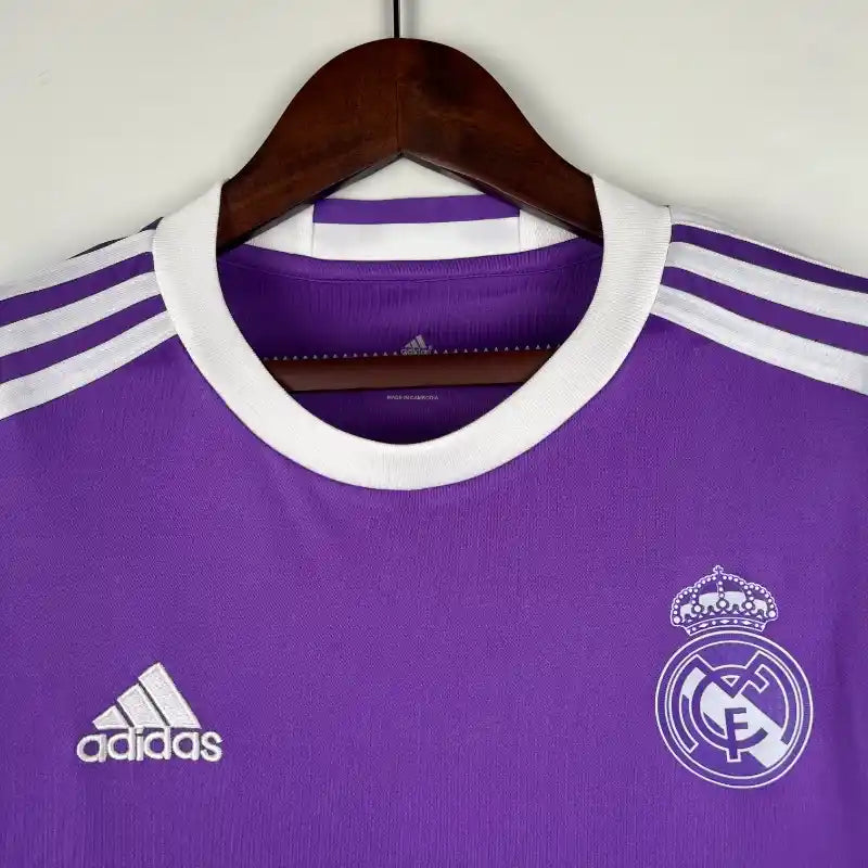 Camiseta Clásica Real Madrid Visitante Manga Larga 2016-17