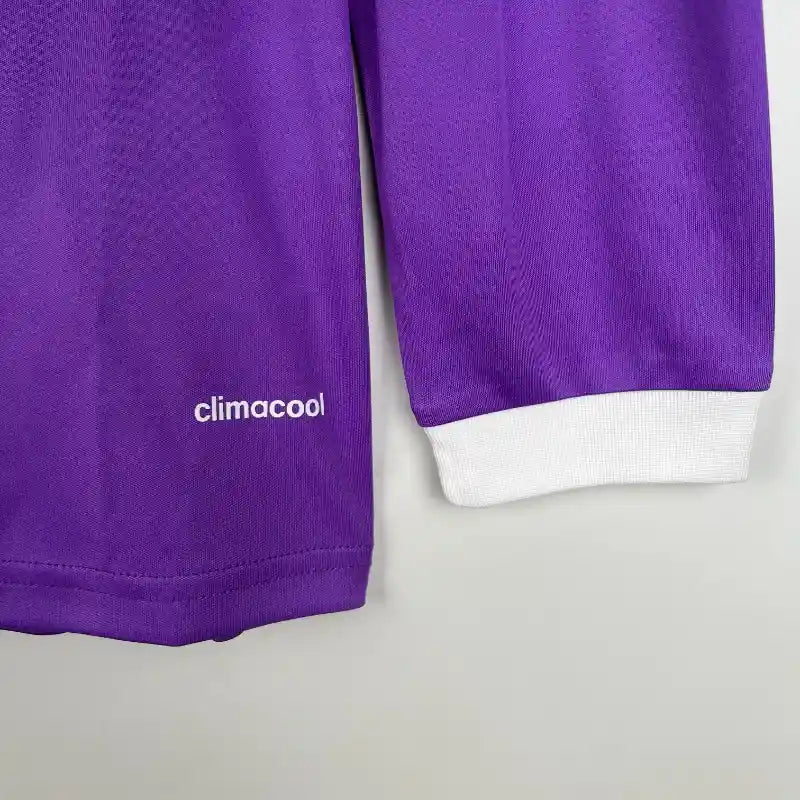 Camiseta Clásica Real Madrid Visitante Manga Larga 2016-17