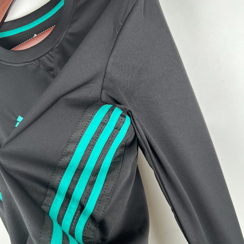 Camiseta Clásica Real Madrid Visitante Manga Larga 2017-18
