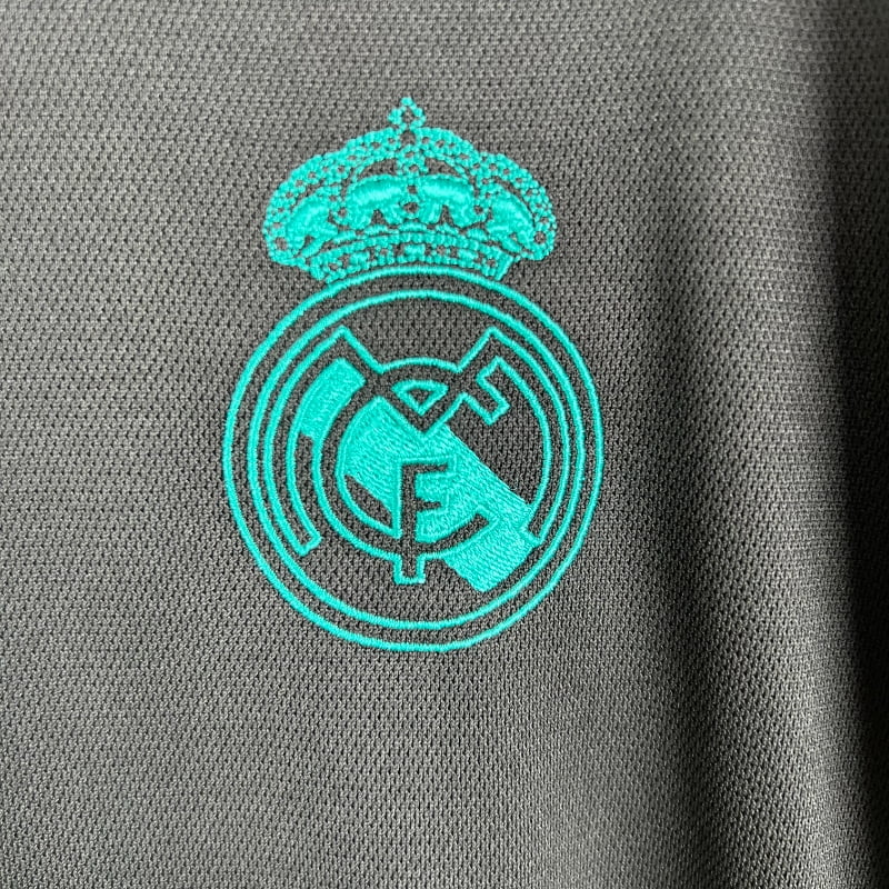 Camiseta Clásica Real Madrid Visitante Manga Larga 2017-18