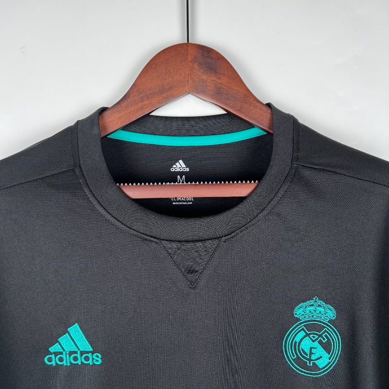 Camiseta Clásica Real Madrid Visitante Manga Larga 2017-18