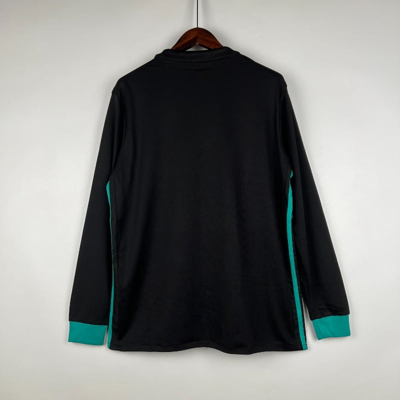 Camiseta Clásica Real Madrid Visitante Manga Larga 2017-18