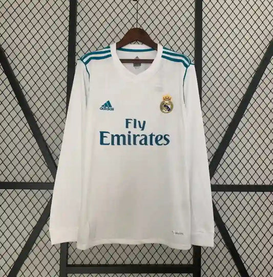 Camiseta Clásica Real Madrid Manga Larga 2017-18