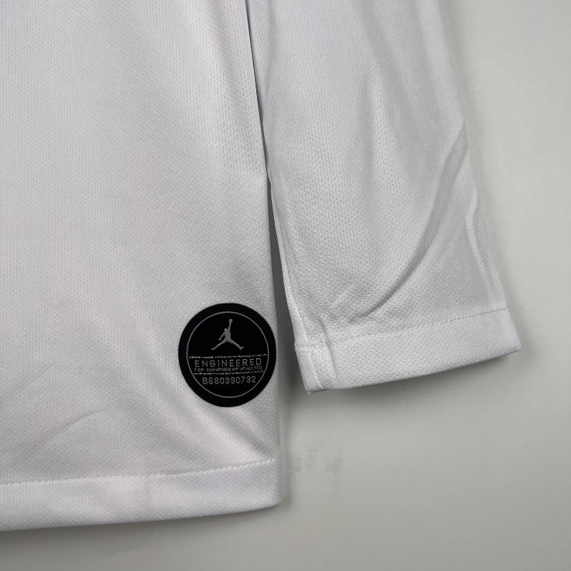 Camiseta Clásica PSG FC Visitante Blanca Manga Larga 2018-19