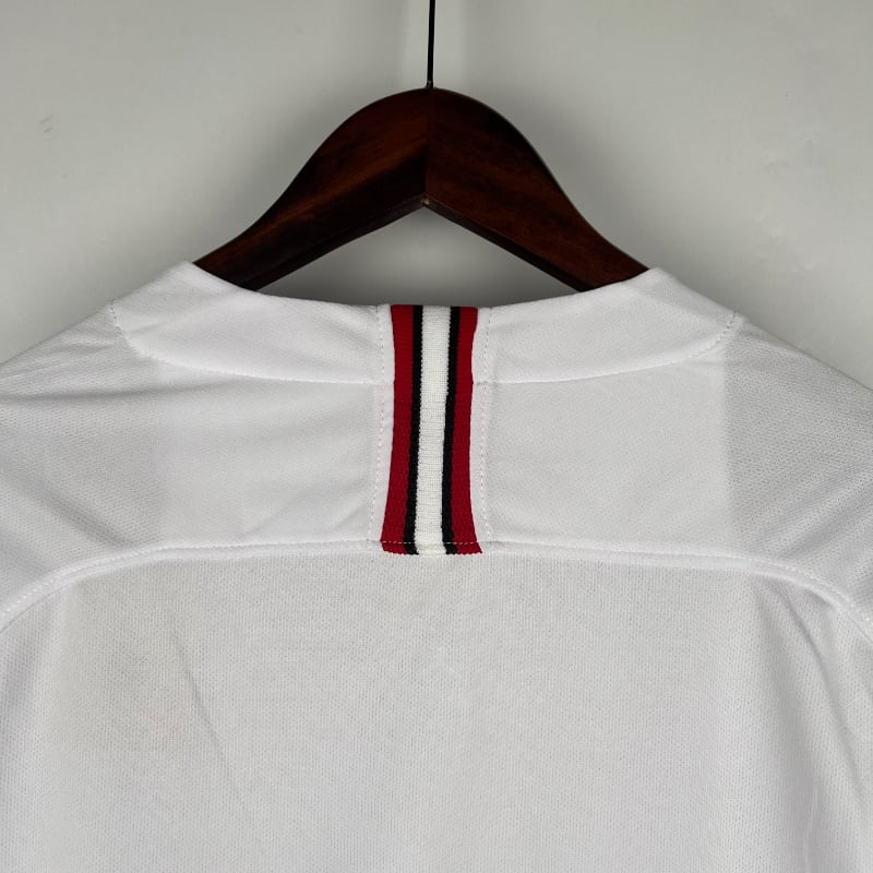 Camiseta Clásica PSG FC Visitante Blanca Manga Larga 2018-19