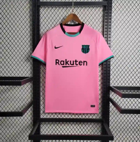 Camiseta Clásica FC Barcelona Visitante Rosa 2020-21