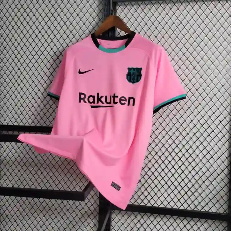 Camiseta Clásica FC Barcelona Visitante Rosa 2020-21