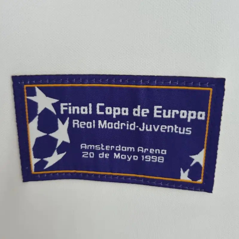 Camiseta Clásica Real Madrid – Edición Conmemorativa de las 7 Champions League 1997-98