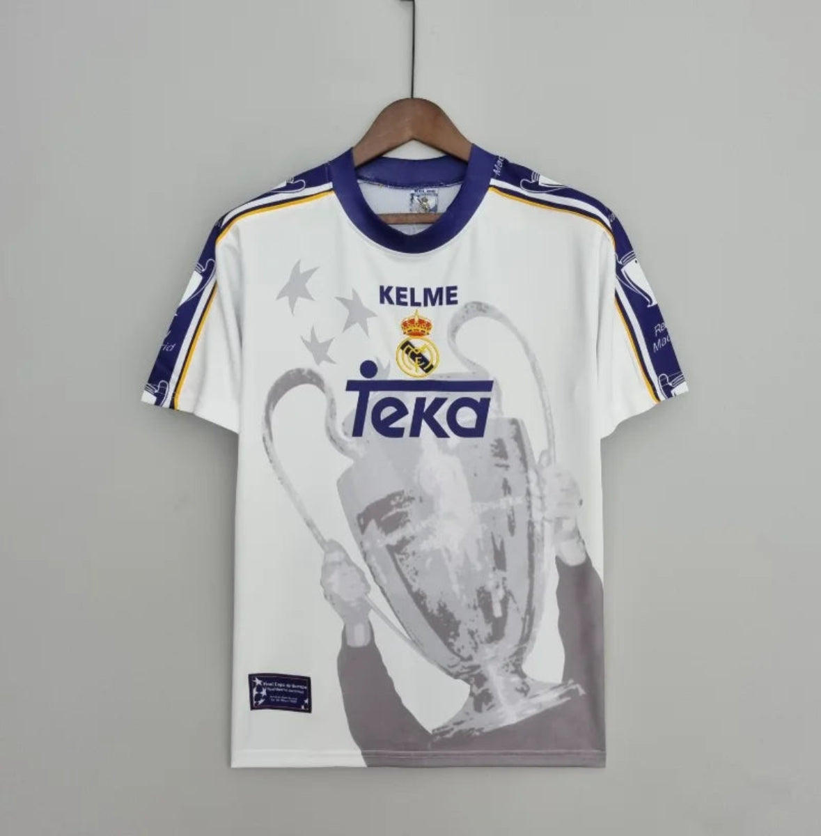 Camiseta Clásica Real Madrid – Edición Conmemorativa de las 7 Champions League 1997-98