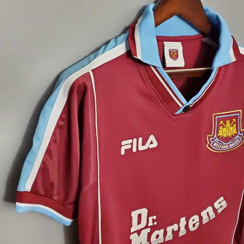 Camiseta Clásica West Ham United FC 1999-01