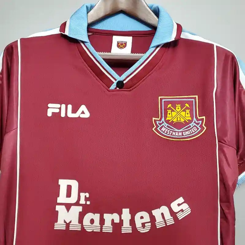 Camiseta Clásica West Ham United FC 1999-01