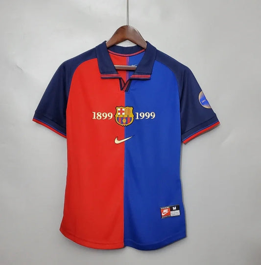Camiseta Clásica FC Barcelona 100 Aniversario 1999-00