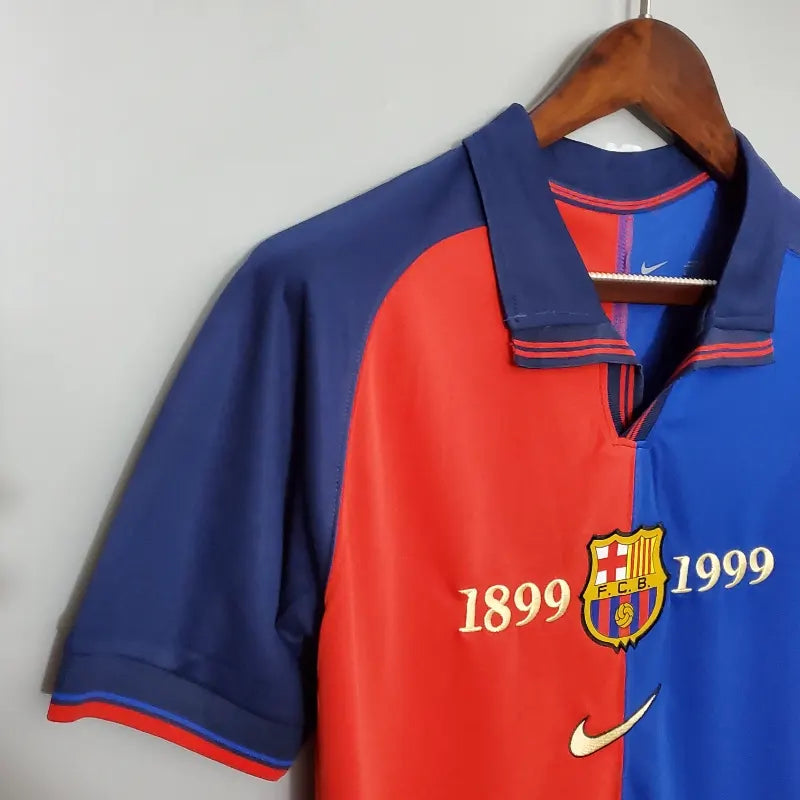 Camiseta Clásica FC Barcelona 100 Aniversario 1999-00
