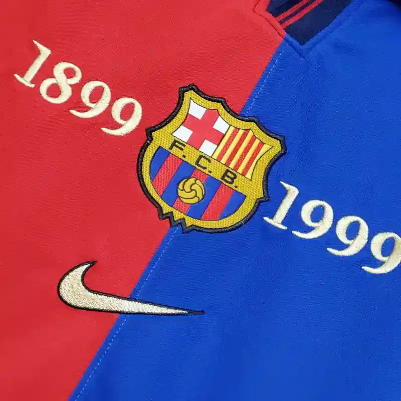 Camiseta Clásica FC Barcelona 100 Aniversario 1999-00