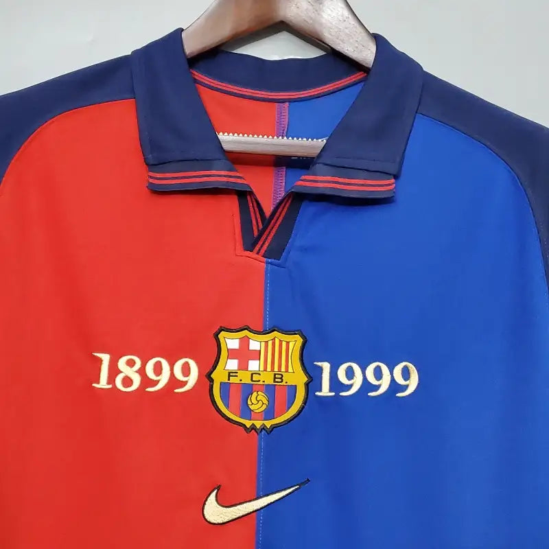 Camiseta Clásica FC Barcelona 100 Aniversario 1999-00