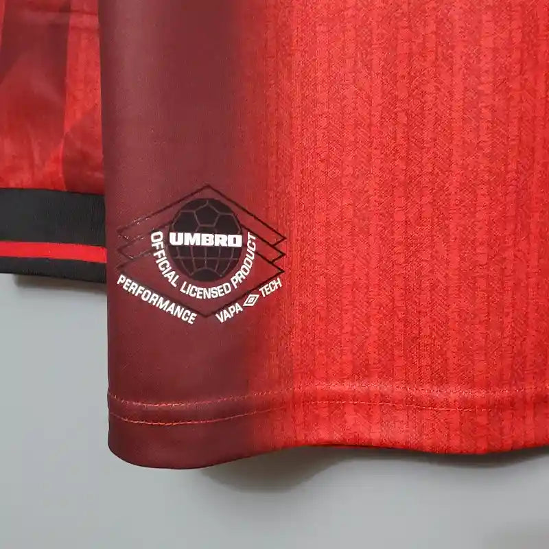 Camiseta Clásica Manchester United FC Manga Larga 1996