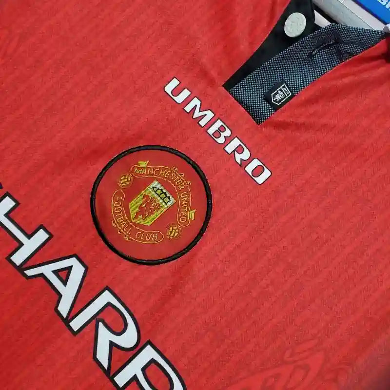 Camiseta Clásica Manchester United FC Manga Larga 1996