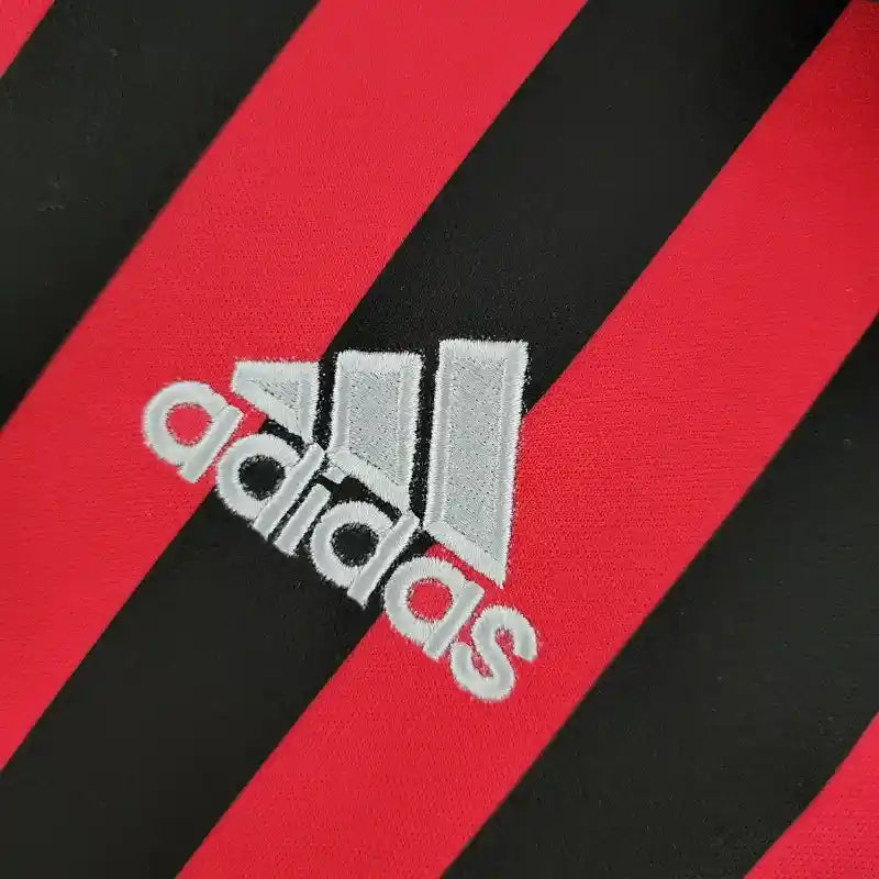 Camiseta Clásica AC Milán Manga Larga 1999-00
