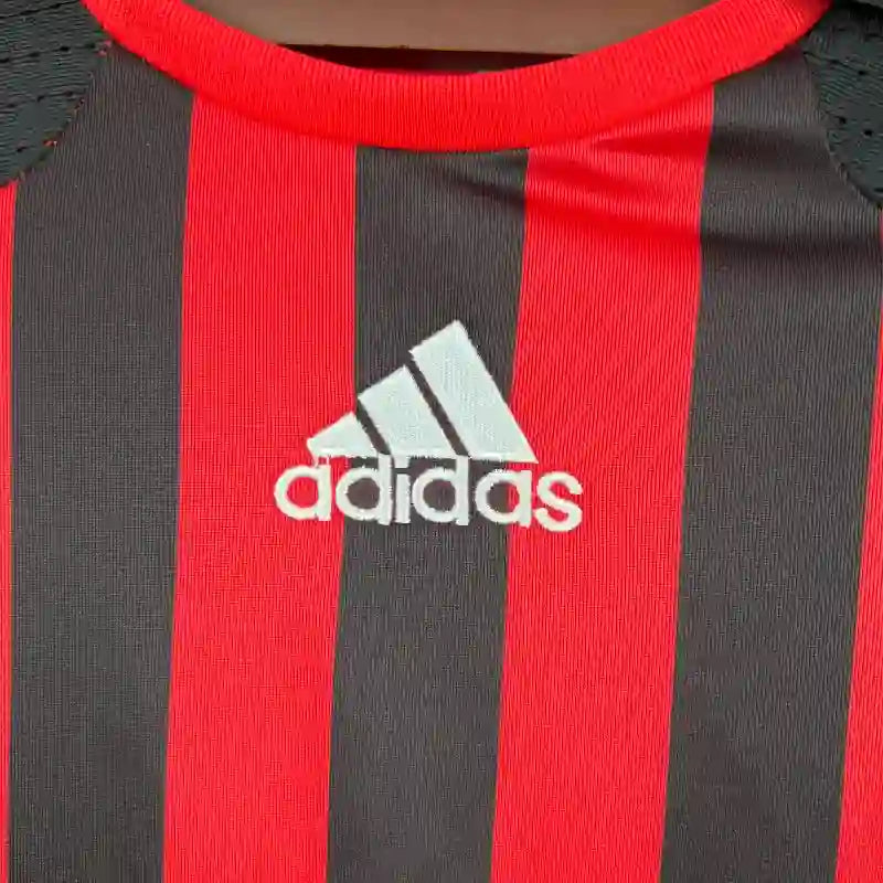 Camiseta Clásica AC Milán Manga Larga 2007-08