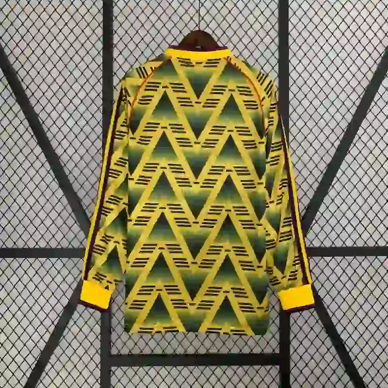Camiseta Clásica Arsenal FC Visitante Manga Larga 1991-93