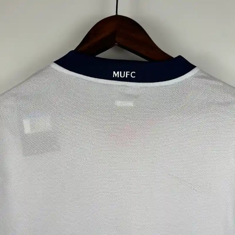 Camiseta Clásica Manchester United FC Visitante Manga Larga 2007-08