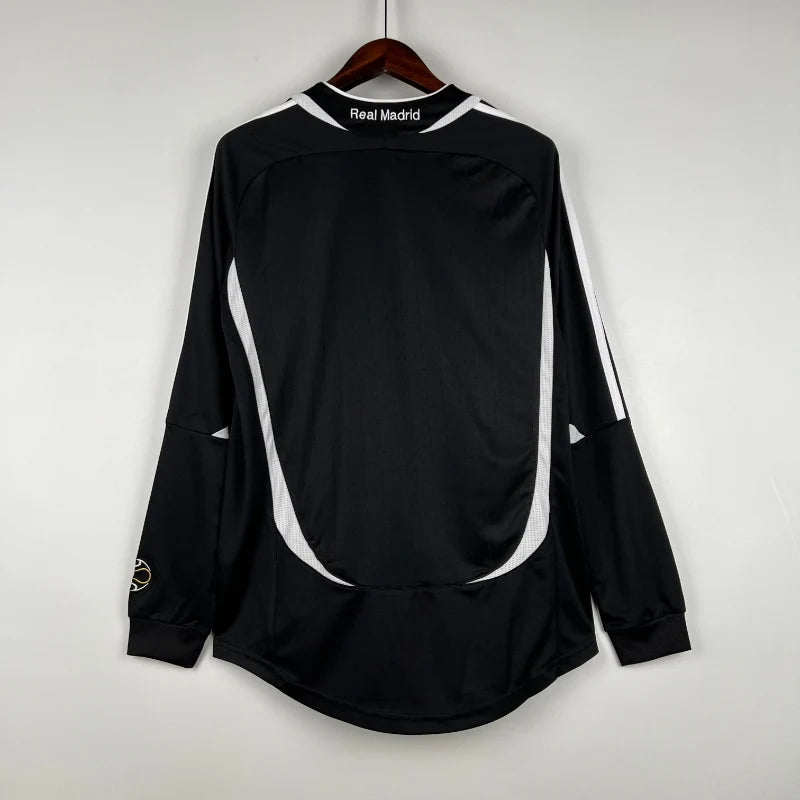 Camiseta Clásica Real Madrid Visitante (3ª) Manga Larga  2006-07