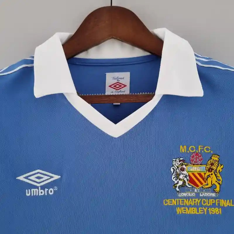 Camiseta Clásica Manchester City FC 1981-82