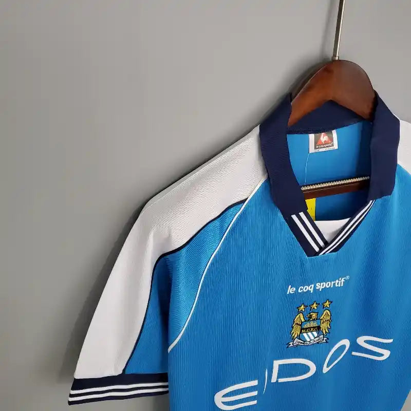 Camiseta Clásica Manchester City FC 1999-01