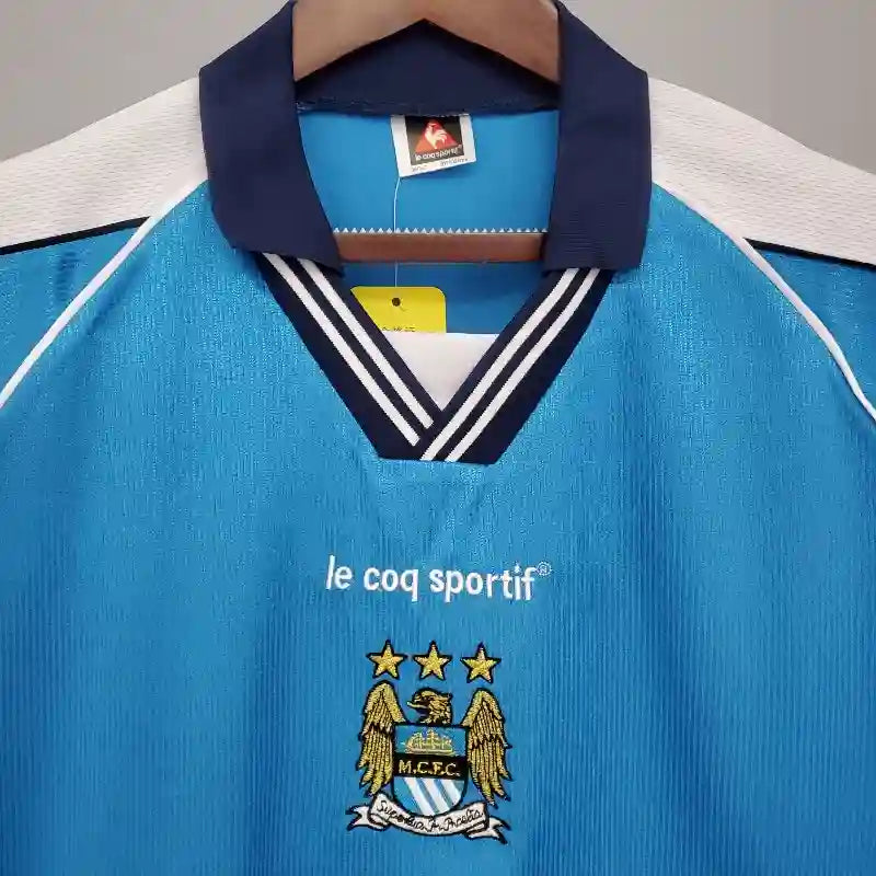 Camiseta Clásica Manchester City FC 1999-01