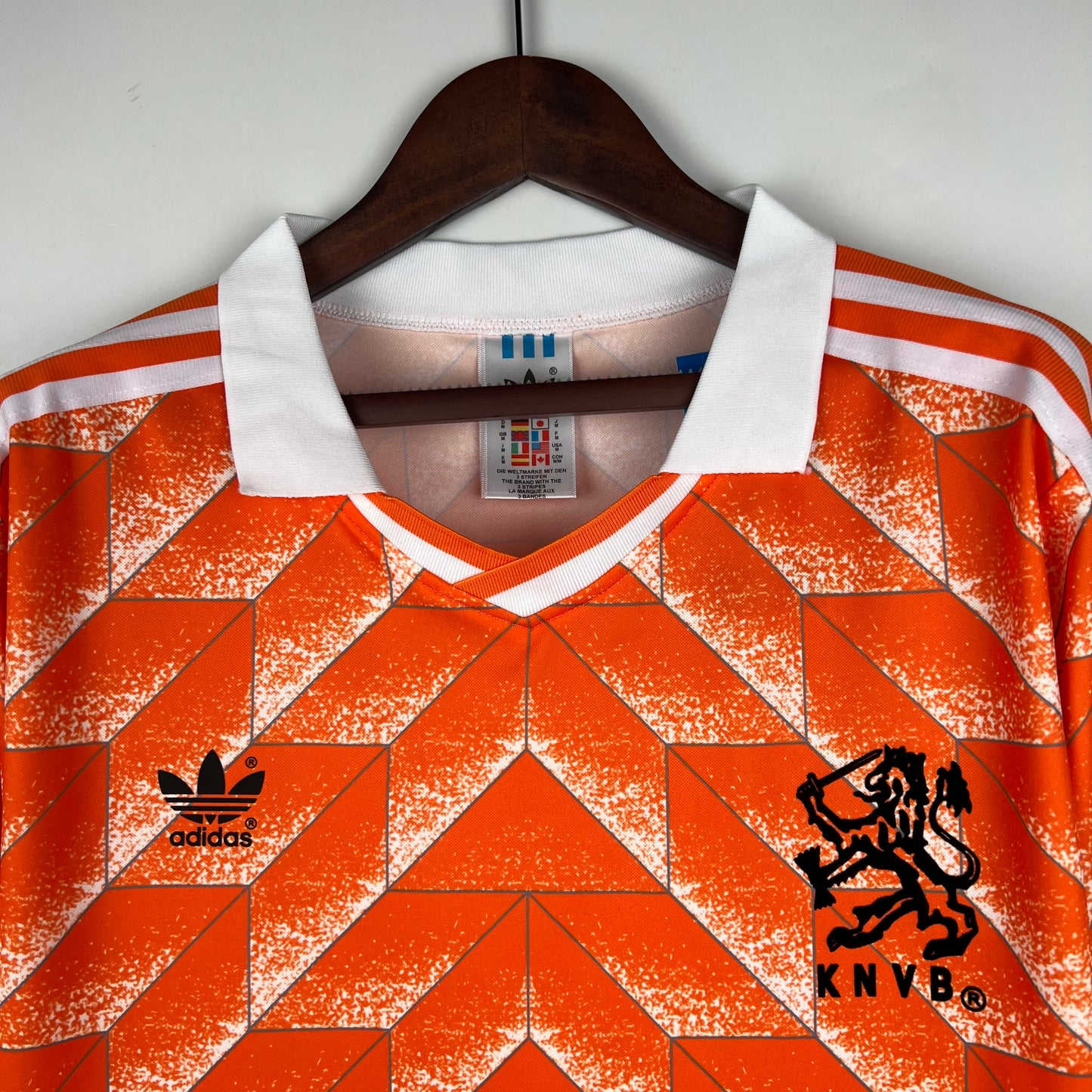 Camiseta Clásica Países Bajos Manga Larga 1988
