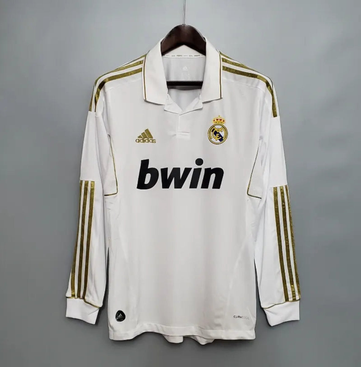 Camiseta Clásica Real Madrid Manga Larga 2011-12