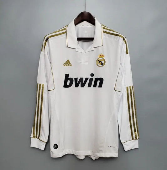 Camiseta Clásica Real Madrid Manga Larga 2011-12